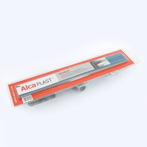 Лоток душев гор/вып комб/з Дн40 550х60 нж/реш мат Alca APZ9-550M