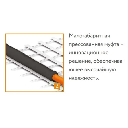 Мат нагревательный "Теплолюкс" ProfiMat 180 Вт/1,0 кв.м