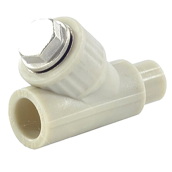 Фильтр PP-R сер сетчатый Дн25х45гр вн/нр пайка VALFEX 10142025Г