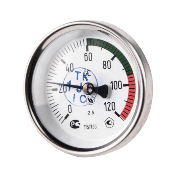 Термометр биметалл ТБП-Т 120С Дк100 L=50 G1/2" осев НПО ЮМАС