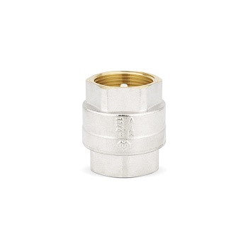 Обратный клапан Varmega VM04904, 1 1/4" ВР, с седлом из нейлона, никелированный