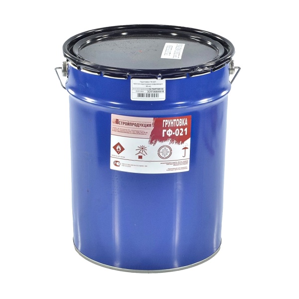 Грунтовка ГФ-021 30кг евроведро красн-корич ГОСТ 25129-2020