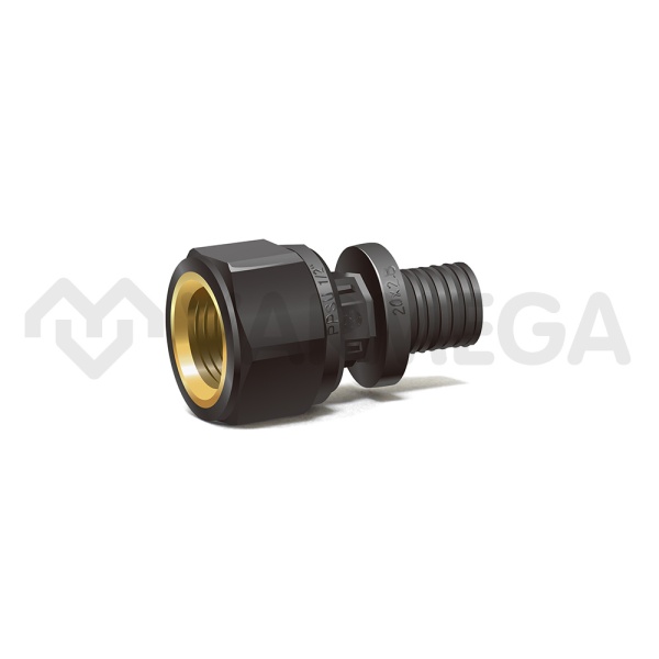 Муфта переходная (переходник) с внутренней резьбой Varmega Slide-fit VM51304, 20х3/4", комбинированн