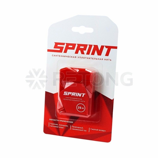 Нить уплотнит 25м вода, газ в блистере SPRINT 04065