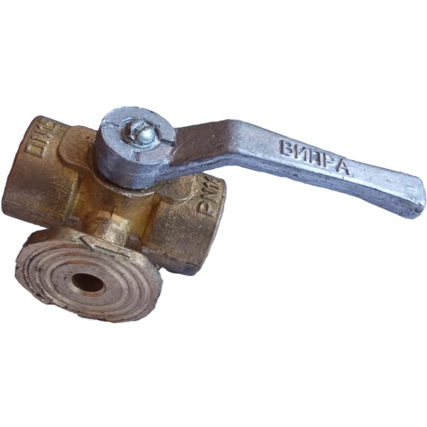 Кран д/ман лат 11б38бк G1/2"-М20х1,5 Ру16 м/м рук фл ВИПРА КПТ 3.05.00-01