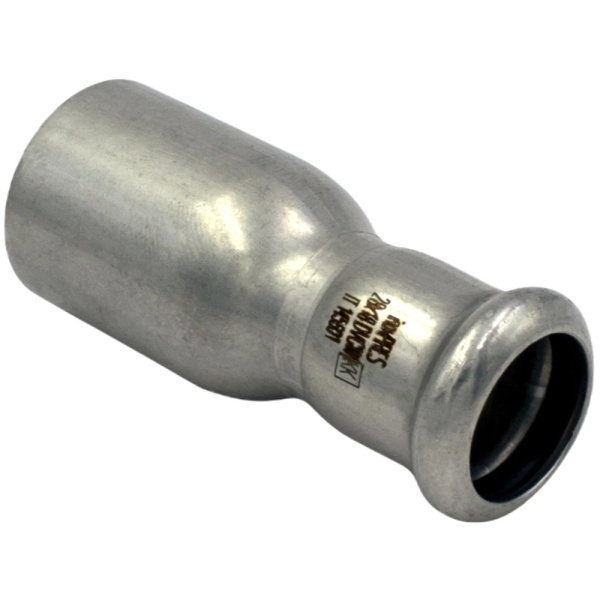 Переход нерж AISI316L Дн76,1х54 Ру16 труба/пресс Inoxpres RM 191076054
