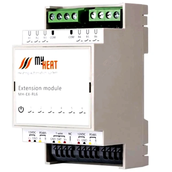 Блок расширения релейный MY HEAT RL6 Эван 6291