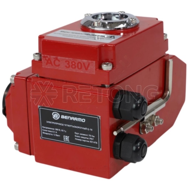 Электропривод QB-250 380В F07/F10/F12 22х22/17х17 Benarmo
