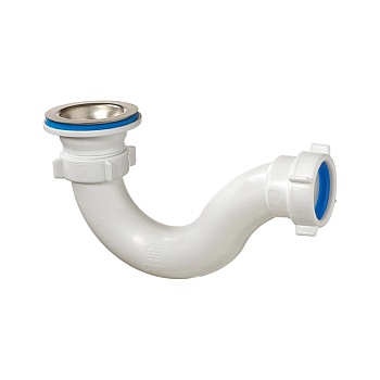 Сифон д/поддона труб 1 1/2"x50/40 нерж/сетка Орио А-4258