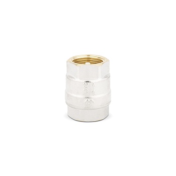 Обратный клапан Varmega VM04902, 3/4" ВР, с седлом из нейлона, никелированный
