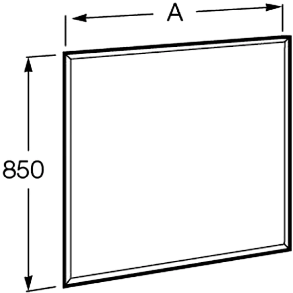 Зеркало Aneto 80 подсветка Roca 812363000