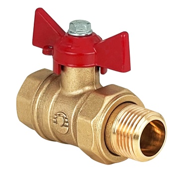 Кран шар лат 11Б27фт1М Ду20 Ру40 м/амер баб VALFEX VF.230.LB1.034.DP