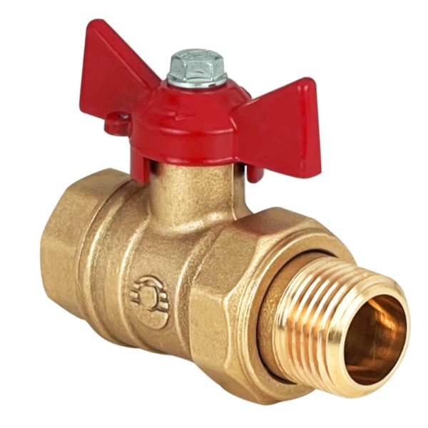 Кран шар лат 11Б27фт1М Ду20 Ру40 м/амер баб VALFEX VF.230.LB1.034.DP