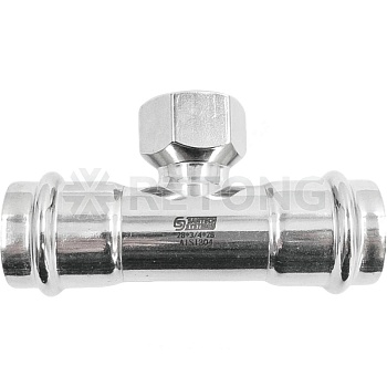 Тройник нерж AISI304 Дн22х3/4"х22 пресс/ВР FS132 SantechSystems