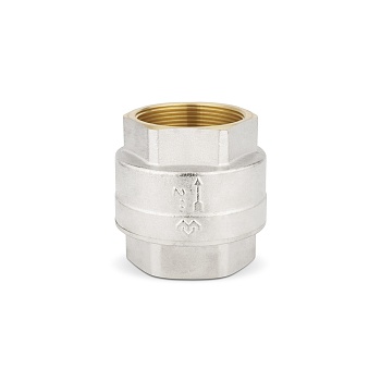 Обратный клапан Varmega VM04906, 2" ВР, с седлом из нейлона, никелированный
