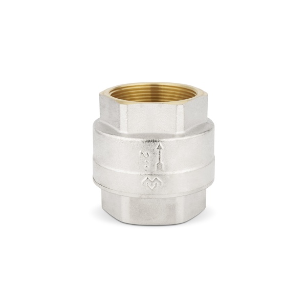 Обратный клапан Varmega VM04906, 2" ВР, с седлом из нейлона, никелированный