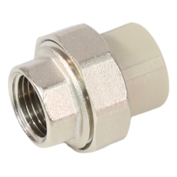 Муфта PP-R сер комб разъем Дн32х3/4" ВР VALFEX 10155220Г