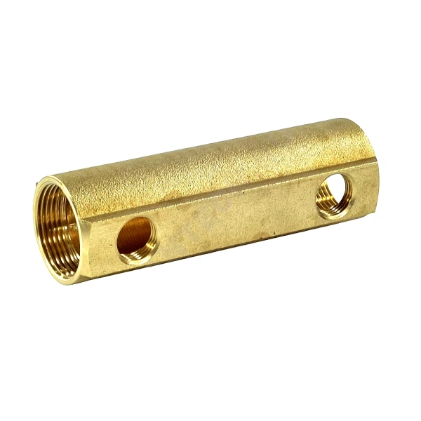 Коллектор лат 1 1/4" м/м 4в 1/2" вн/р 100мм Апогей 422145
