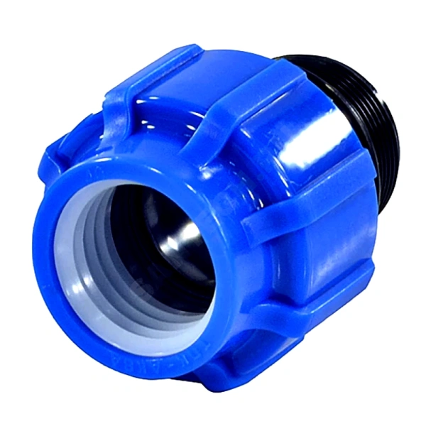 Муфта компресс ПЭ Дн25х3/4" НР Ру16 ТПК-АКВА 50030025