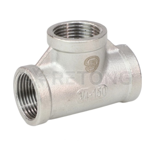 Тройник нерж SS304 Ду15 (1/2") ВР Benarmo