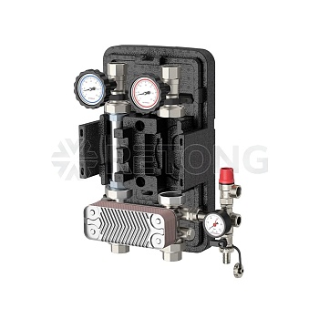 Насосная группа Varmega V-Flow DN25,  с теплообменником 20 пластин, нержавеющая сталь, без насоса