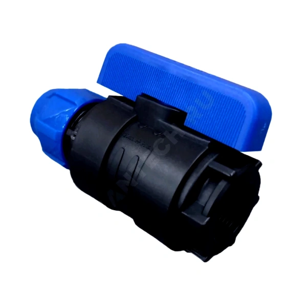 Кран шар компресс ПЭ Дн20х1/2" ВР Ру16 VALFEX 1210012520012