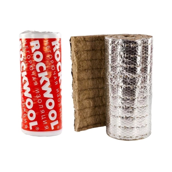 Рулон ALU WIRED MAT 80 60х1000-4 минвата ROCKWOOL 222479
