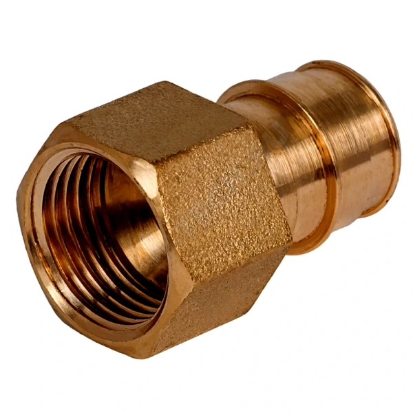 Муфта PE-X лат радиал Дн20х3/4" ВР РОС
