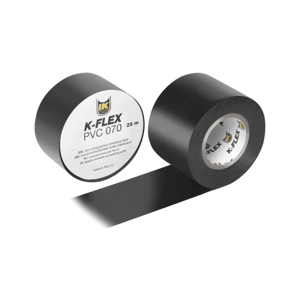Лента PVC AT 070 ПВХ 38мм х 25м самокл черн K-flex 850CG020001