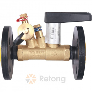 Клапан балансировочный ручной Broen Venturi FODRV повышенной пропуск.способн. с дренажем фланц. DN 20 PN 16 Kvs=5,72 м3/ч