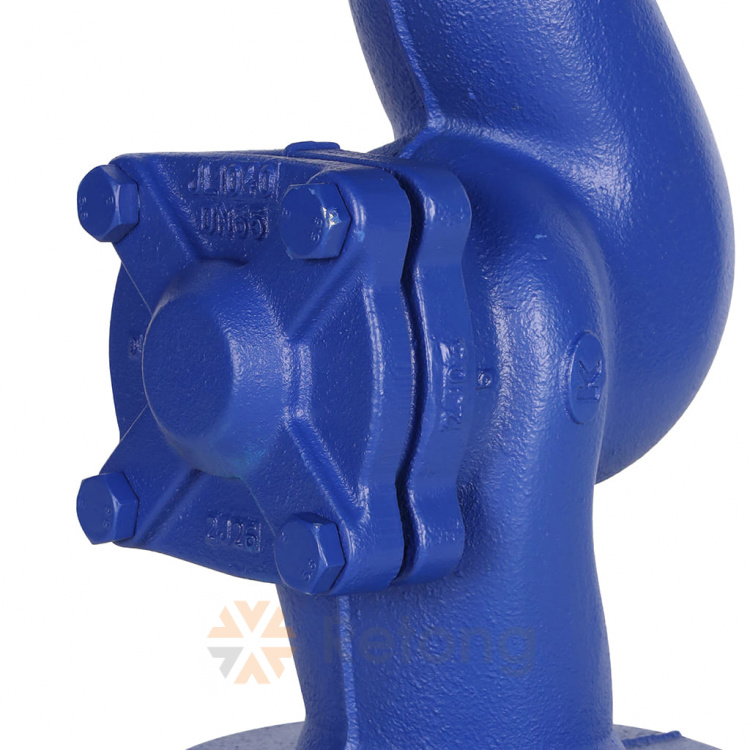 Клапан обратный подъемный Zetkama 287A, чугунный фланцевый, DN65, PN16, корпус-чугун