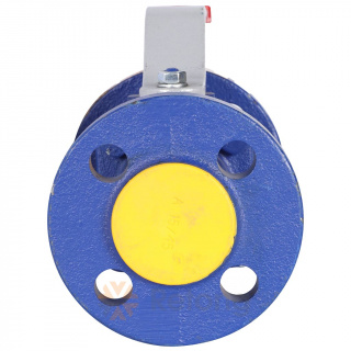 Кран шаровый чугунный Zetkama 565A Ду15 Ру16 фл рукоятка Тмакс=150