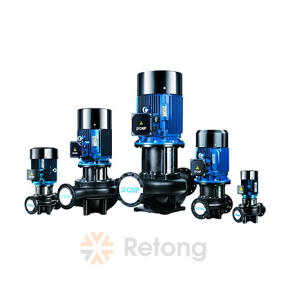 Насос циркуляционный CNP TD 100-48G/2, 22кВт, 3х380В, 50Гц, чугун, 12 бар