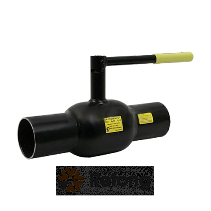 Кран шаровой сталь 09Г2С Ballomax КШТ 61.102 Ду 150 Ру25 п/привар L=390мм под электропривод с рукояткой ISO F10 BROEN КШТ 61.102.150.А.25