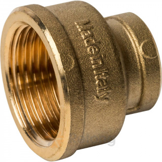 Муфта редукционная Stout,  латунь 1х1/2&amp;quot; ВВ