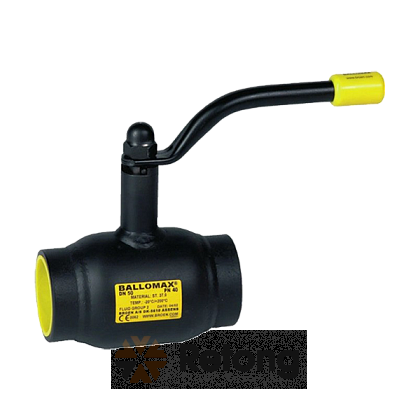 Кран шаровой сталь 09Г2С Ballomax КШТ 60.100 Ду 32 Ру40 ВР L=105мм BROEN КШТ 60.100.032.А.40