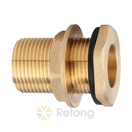 Врезка Gappo 1 1/4&amp;quot; для резервуара латунная