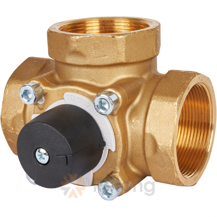 Клапан трехходовой смесительный Stout 2&amp;quot;, KVs 40