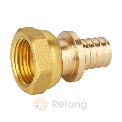 Переходник Gappo 25-G 3/4&amp;quot; с накидной гайкой латунный