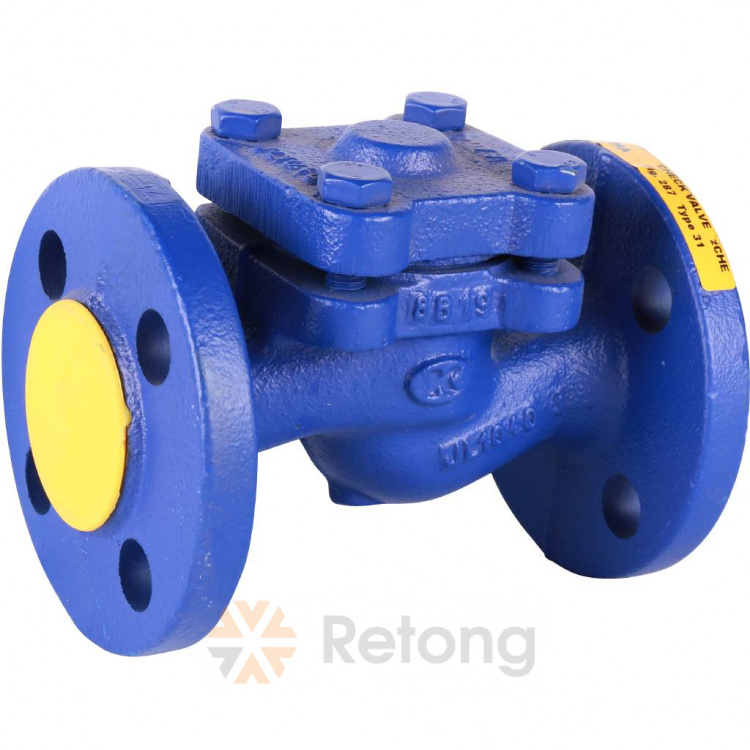 Клапан обратный Zetkama 287A подъемный шток Ду15 Ру16 фл Tmax=300