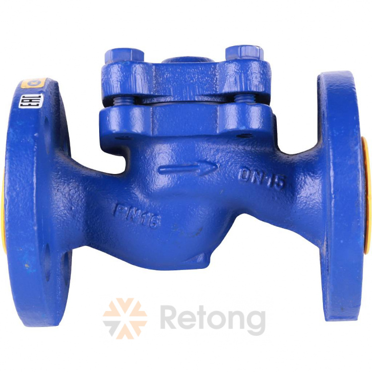 Клапан обратный Zetkama 287A подъемный шток Ду15 Ру16 фл Tmax=300