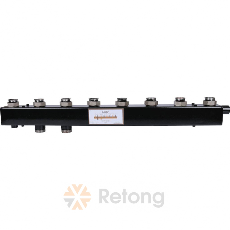 Коллектор котельной сталь до 90 кВт 1 1/2&amp;quot; ВР на 4 контура 1 1/2&amp;quot; нак/г м/о 125мм Стандарт КК-40F ASKON 40F/125/40/4