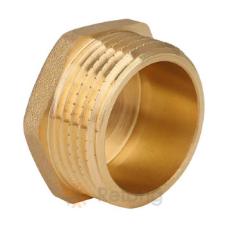 Заглушка Gappo 1 1/4" НР, латунная