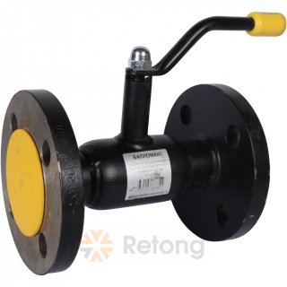 Кран стальной Broen Балломакс для теплоснабжения ф/ф DN 32 PN 40 с рукояткой
