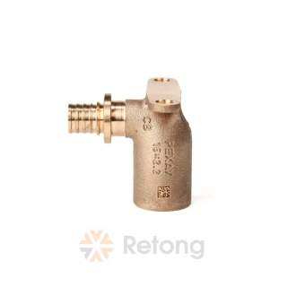 Угольник настенный РЕХАУ с длинным патрубком, внутр. резьба 16-Rp 1/2 RX+