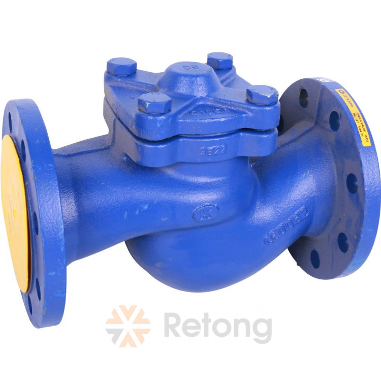 Клапан обратный Zetkama 287A подъемный шток Ду80 Ру16 фл Tmax=300