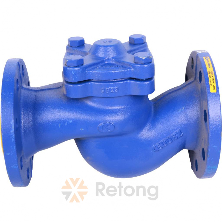 Клапан обратный Zetkama 287A подъемный шток Ду80 Ру16 фл Tmax=300