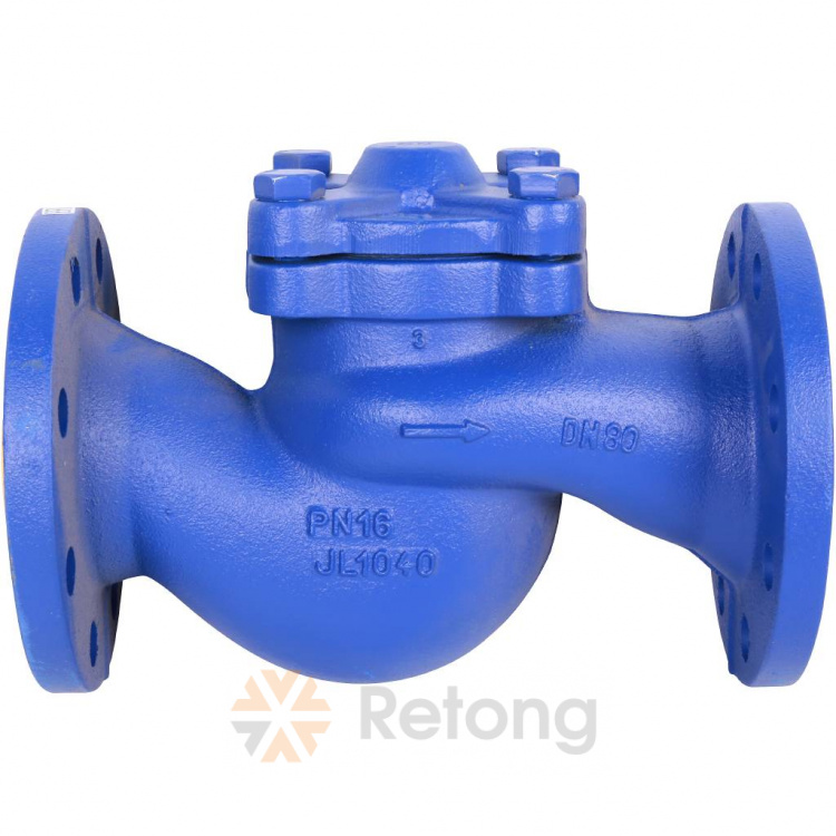 Клапан обратный Zetkama 287A подъемный шток Ду80 Ру16 фл Tmax=300