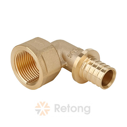 Угольник-переходник Gappo 32-Rp 1&amp;quot; с внутренней резьбойлатунный