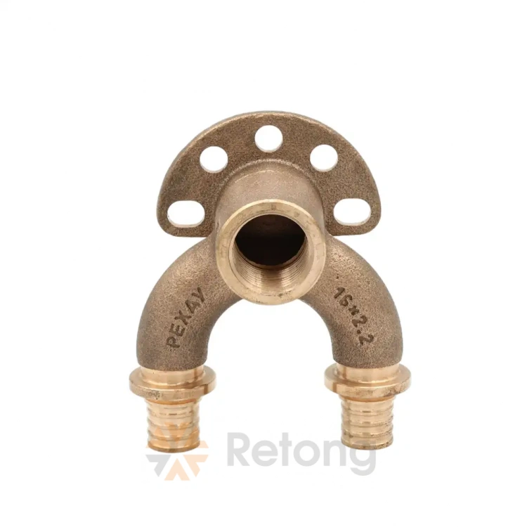 Проточный настенный угольник РЕХАУ 16/16-Rp 1/2 короткий RX+